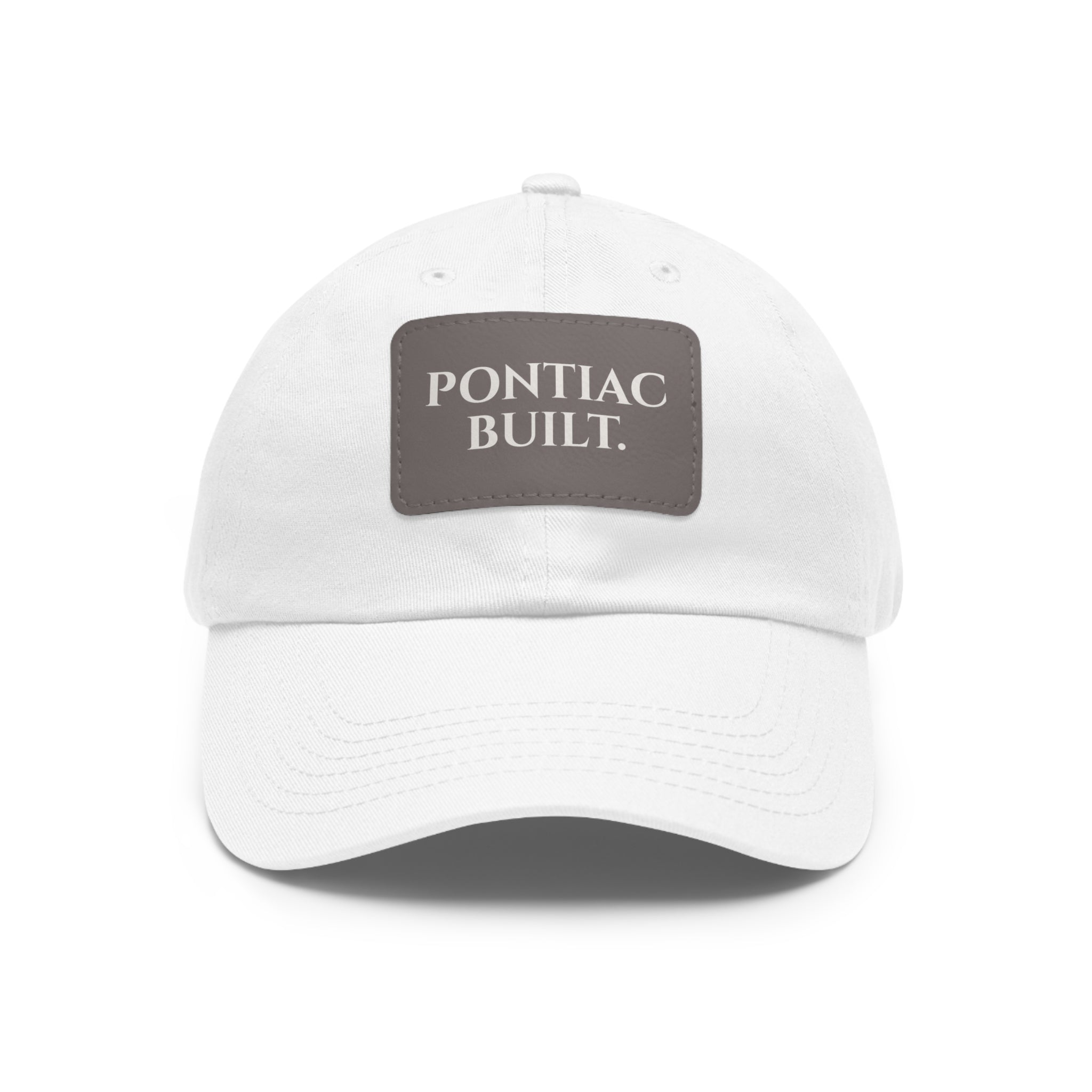 Pontiac Built. Leather Patch Dad Hat