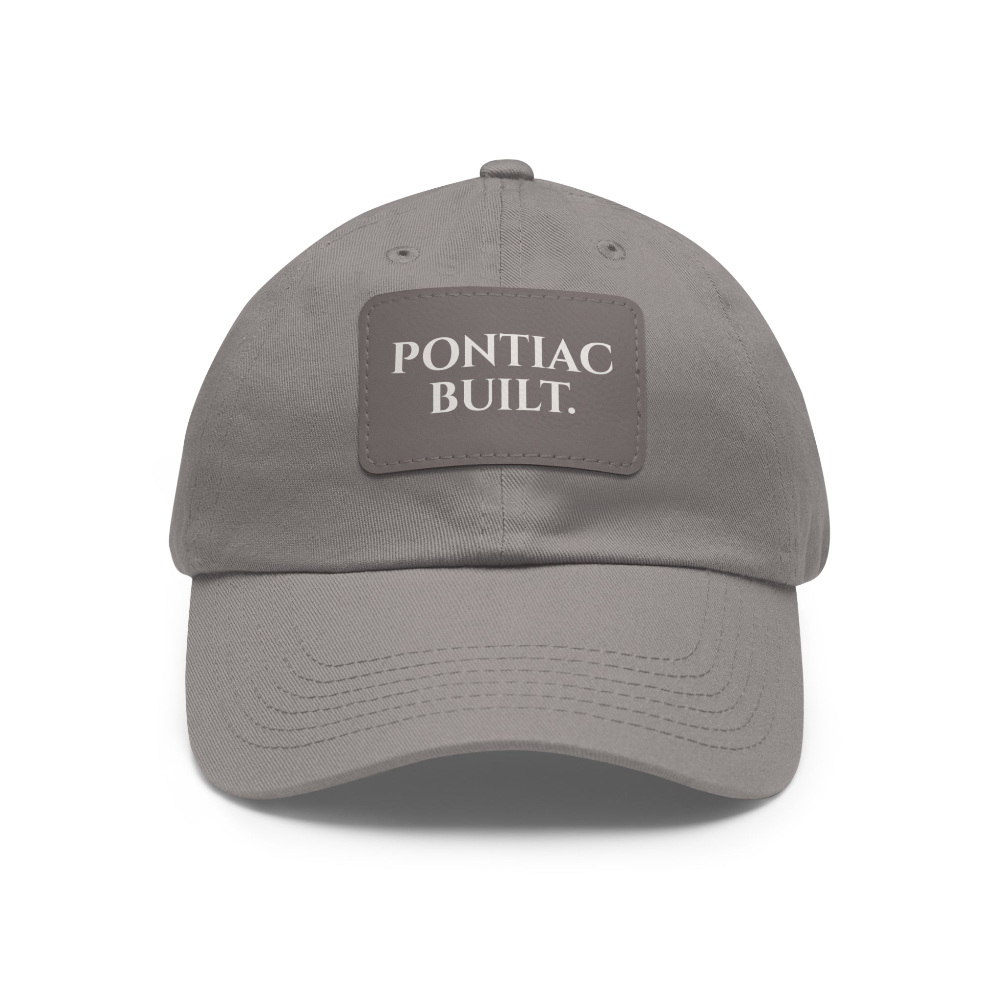 Pontiac Built. Leather Patch Dad Hat