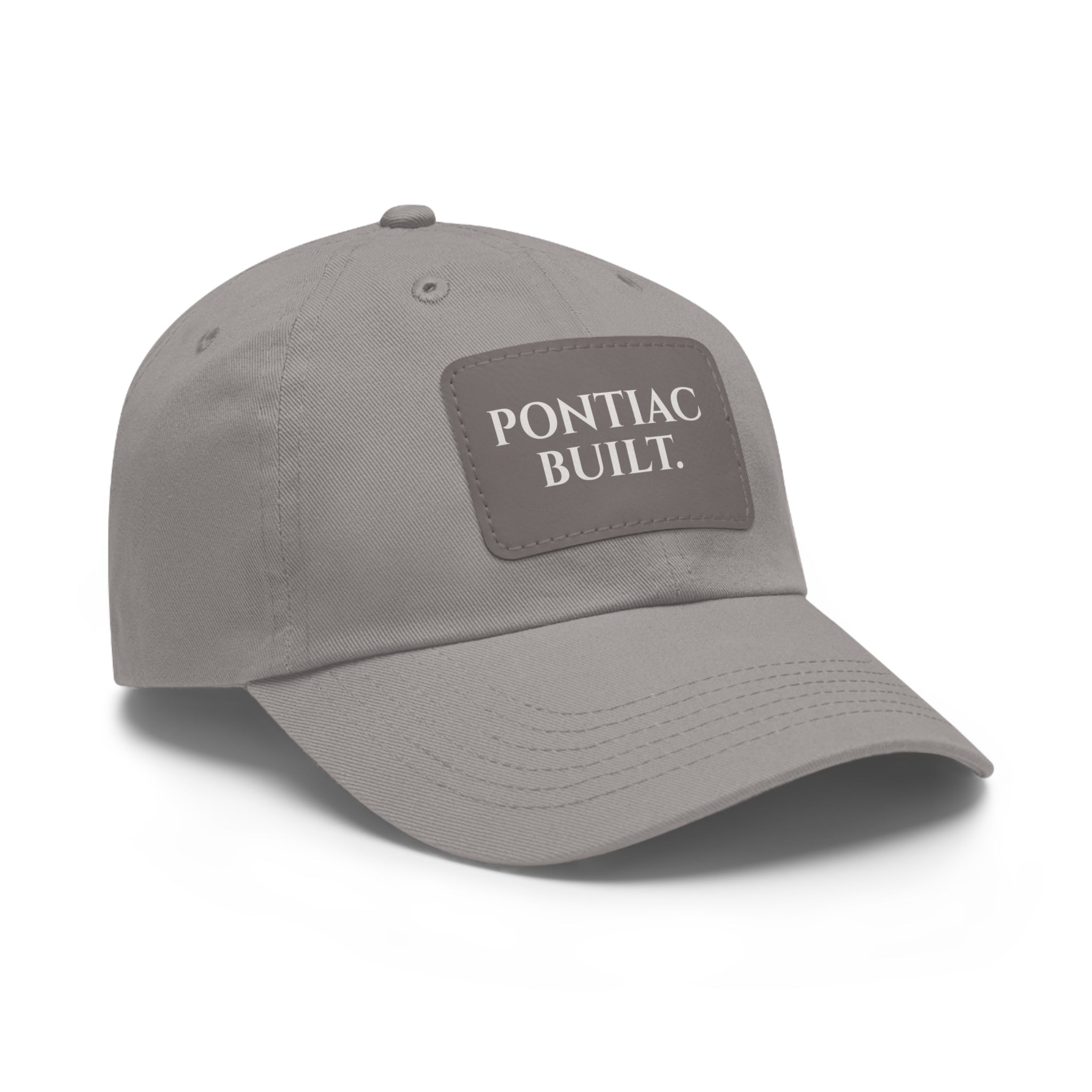 Pontiac Built. Leather Patch Dad Hat
