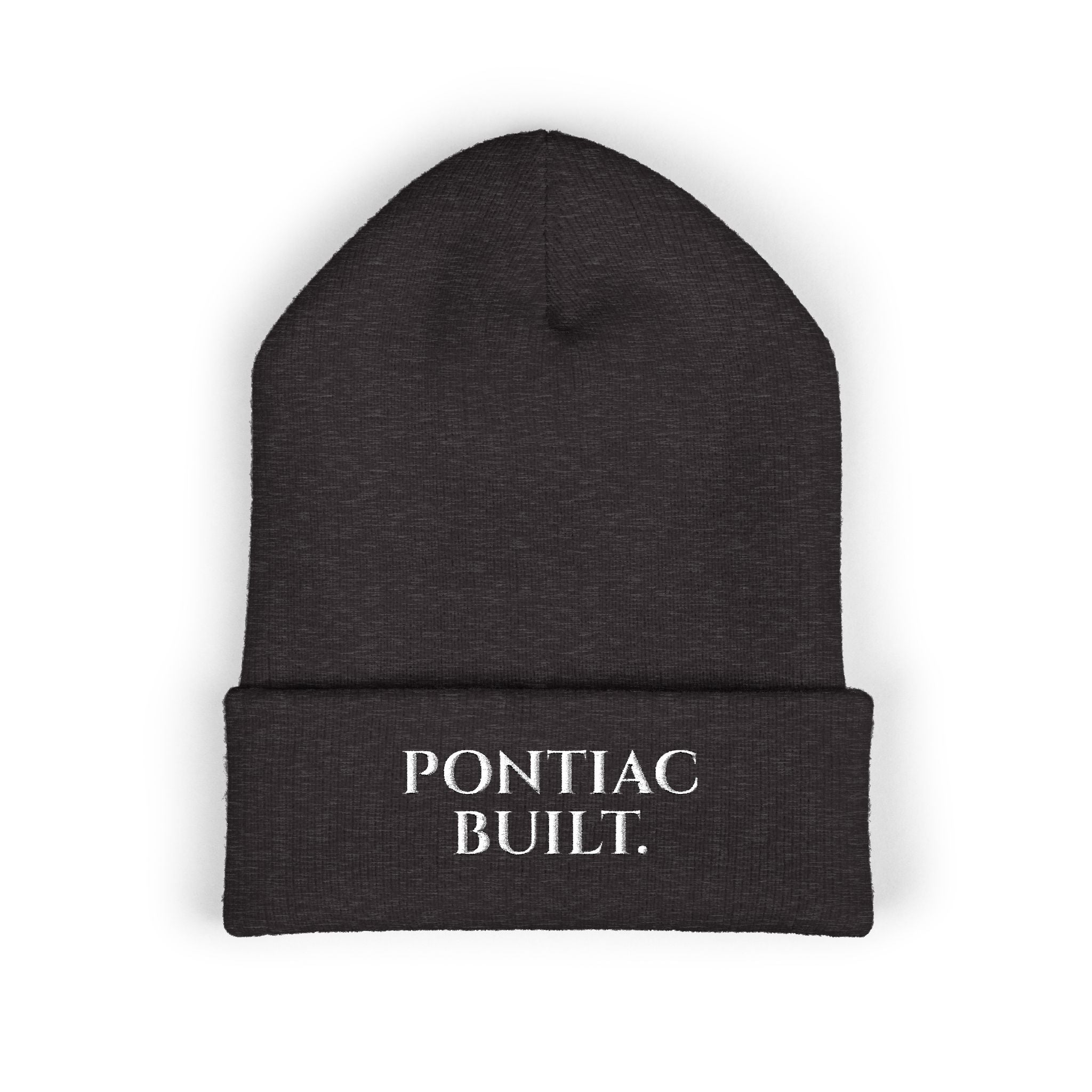 Pontiac Built Embroidered Cuffed Beanie