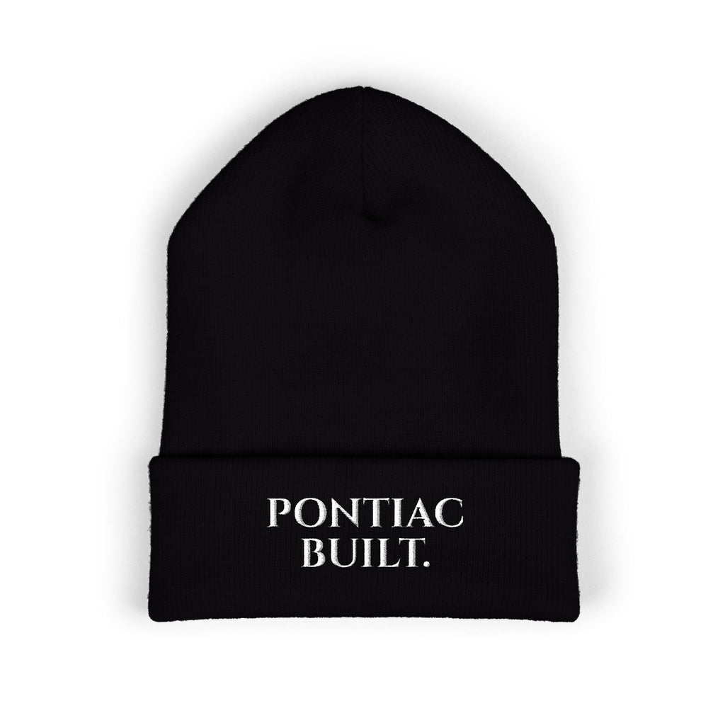 Pontiac Built Embroidered Cuffed Beanie