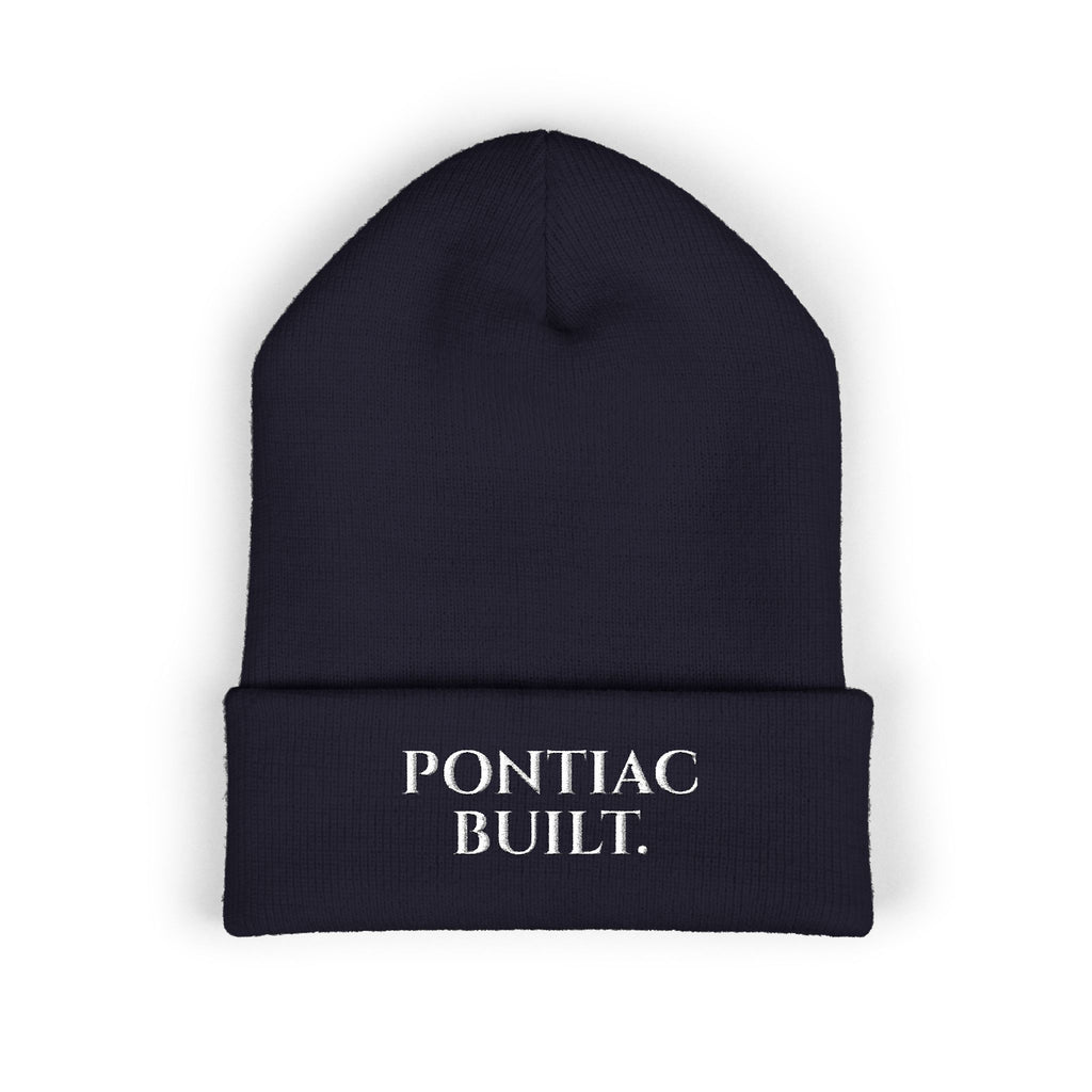 Pontiac Built Embroidered Cuffed Beanie