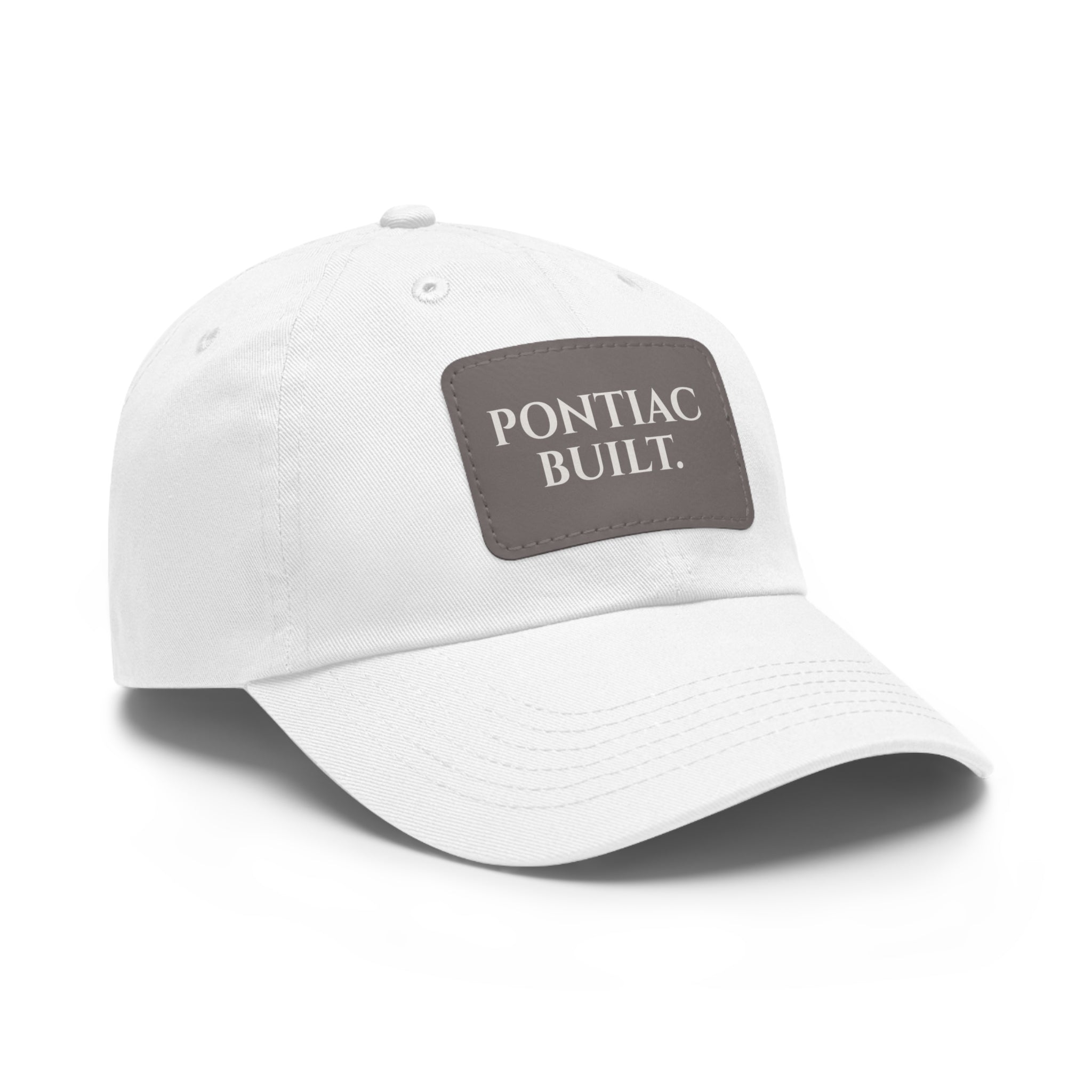 Pontiac Built. Leather Patch Dad Hat